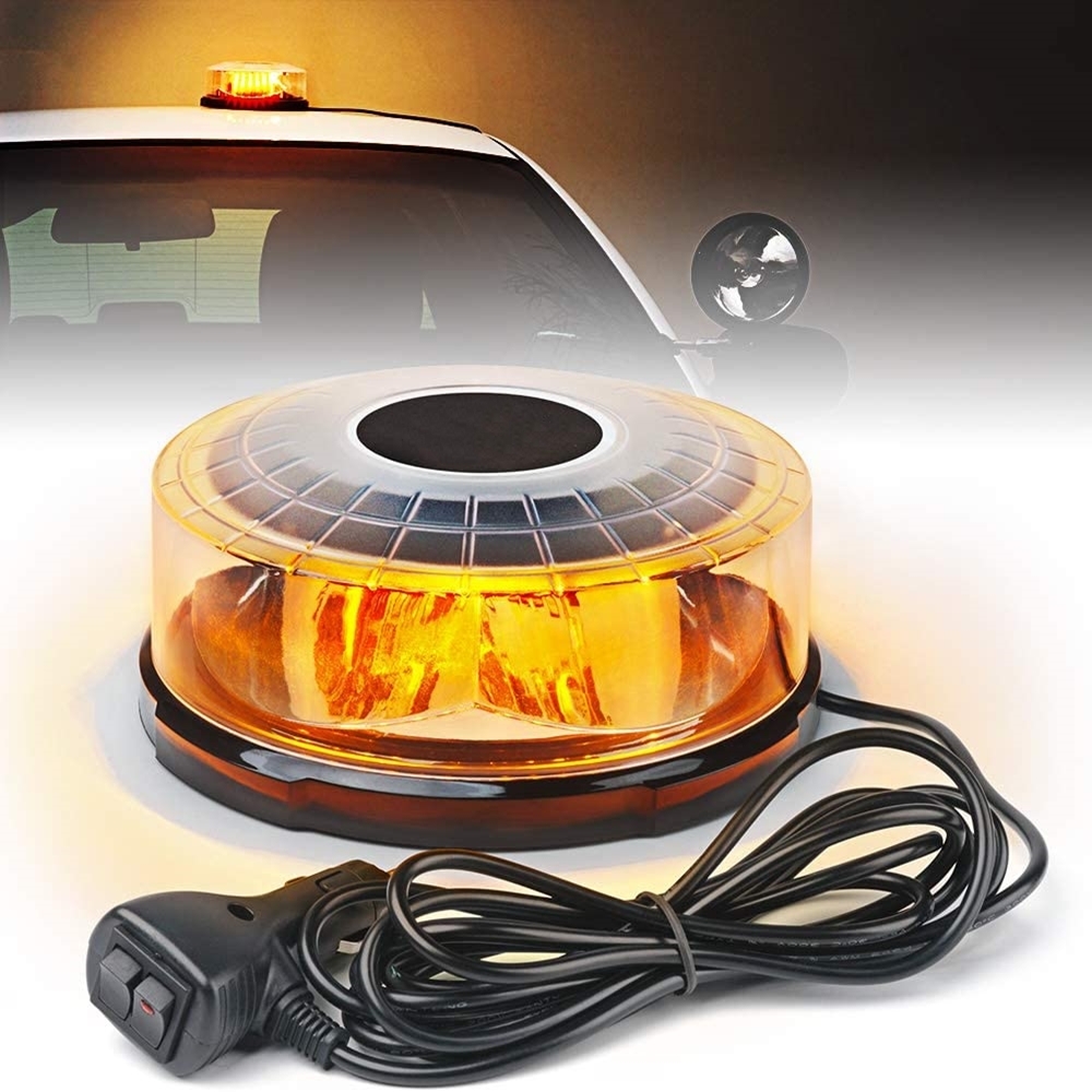 Sos Light Strobe - Gele 24 LED auto dakplafond magnetisch