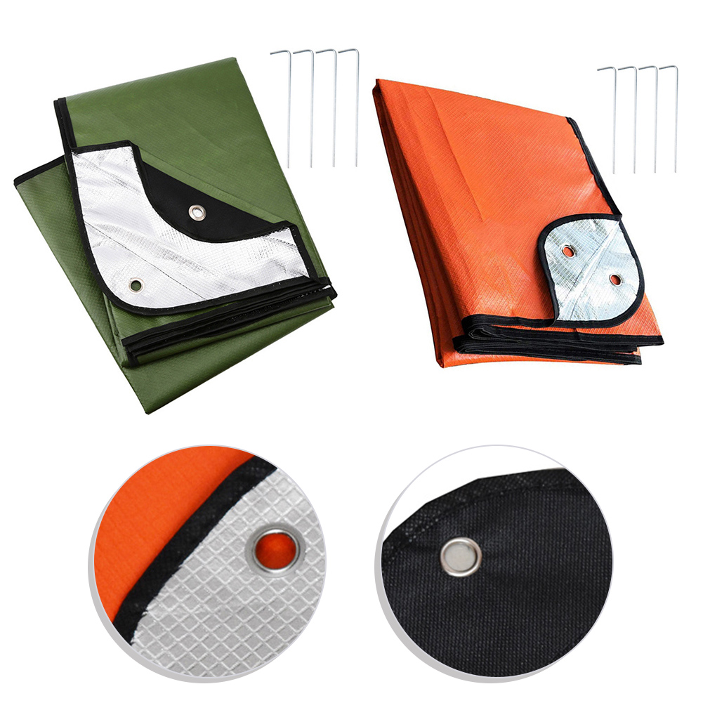 Survival Blanket Reflective - 1pc Outdoor Camping Survival Deken Geïsoleerde