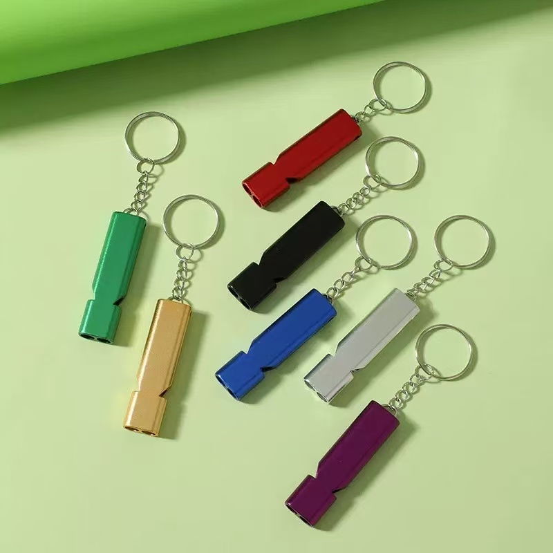 Emergency Whistle Loud - 1/2 Stuks Willekeurige Kleur Enkel/Dubbel Gat