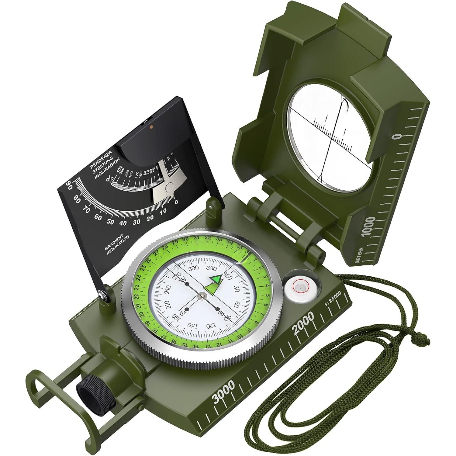 Compass Lensatic - Proster IP65 Kompas - Lensatische richtkijker,