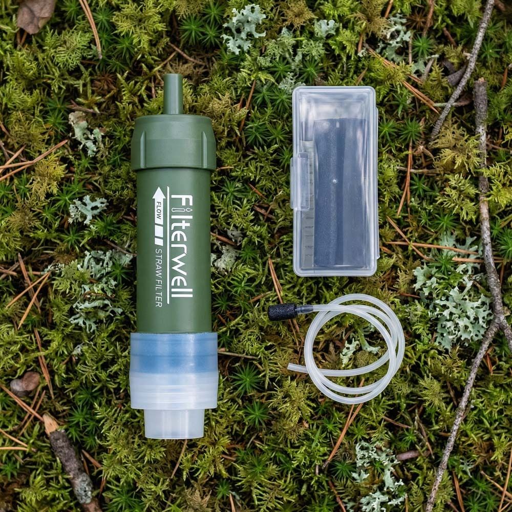 Water Purification Straw - Mini Mini Waterfilter Rietje Zuiveraar Direct