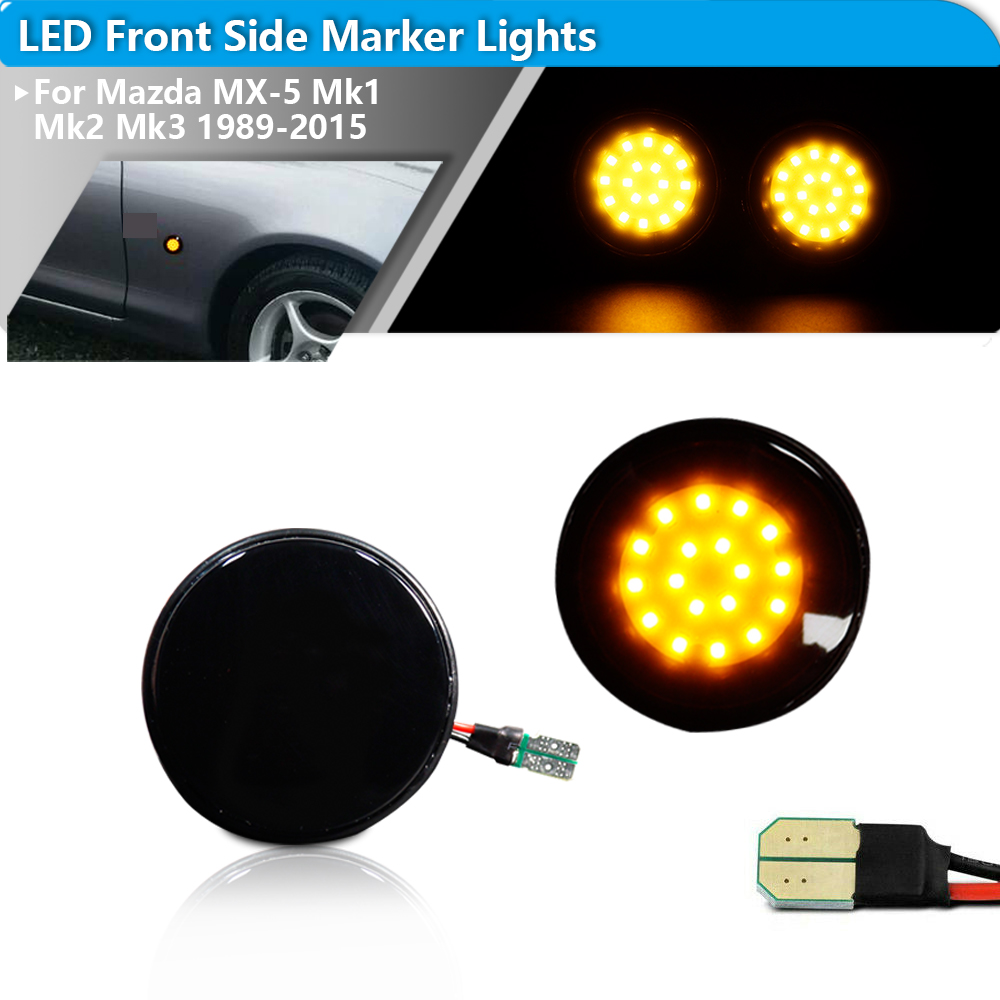 Signal Panel Orange - 2 stks iJDM LED Front Zijmarkeringslichten