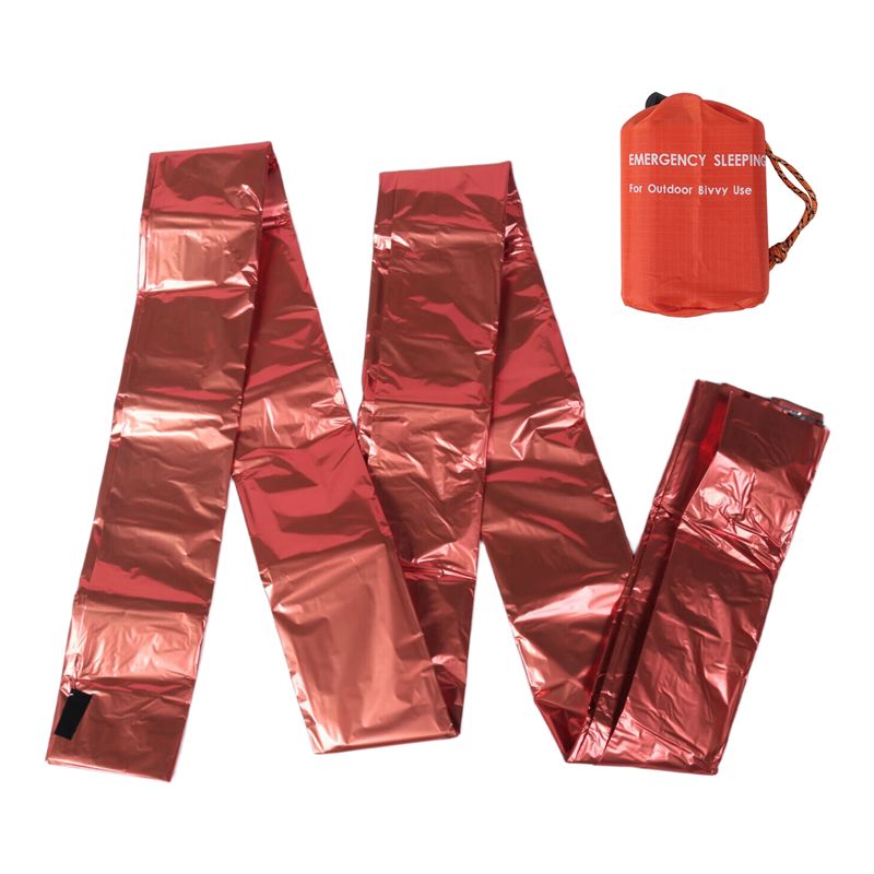 Bivy Bag Emergency - 【VOORRAAD】 Noodslaapzak 2-persoons survival-slaapzakken Thermische bivakzak