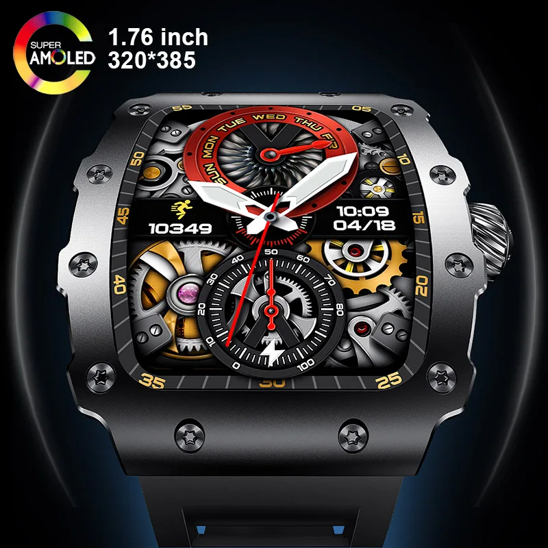 Compass Lensatic - Nieuwe Trend Smart Horloge 1.76 inch