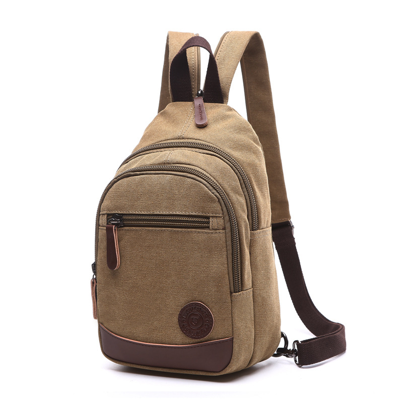 Fishing Kit Compact - Tactische schoudertas wandelrugzak heren canvas outdoor