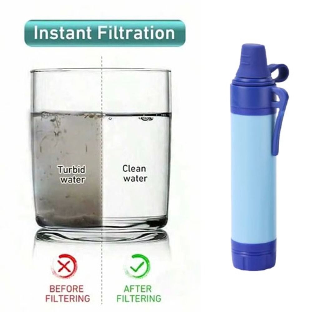 Water Purification Straw - Mini Waterfilter Rietje - Direct Drinkbaar