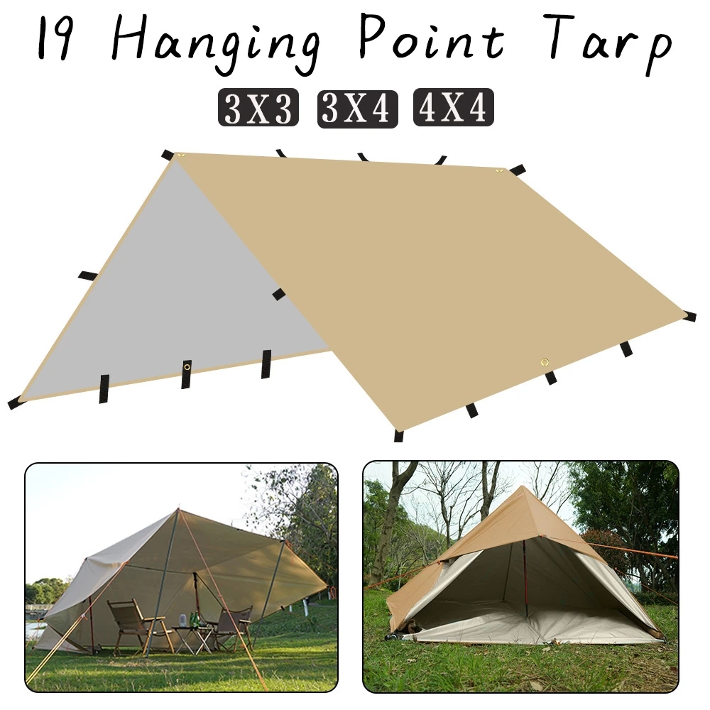 4X4M 4X3M 3X3M 19 Hang Punten  - Emergency Mylar Tent recensie en prijs