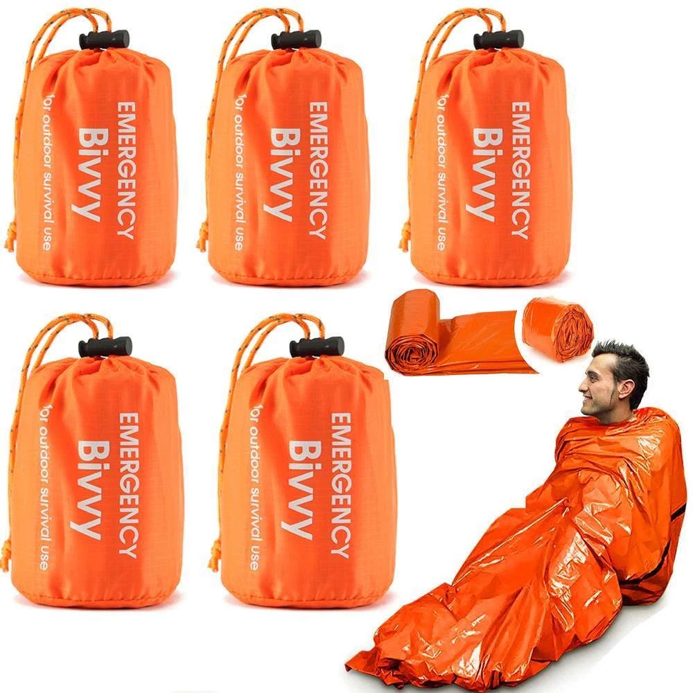 1-5Pack noodslaapzakken Thermi - Bivy Bag Emergency recensie en prijs