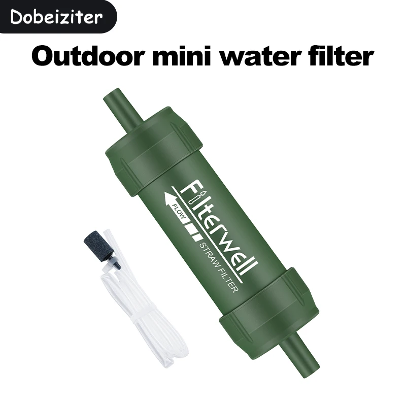 Mini Waterfilter Stro Draagbar - Water Purification Straw recensie en prijs