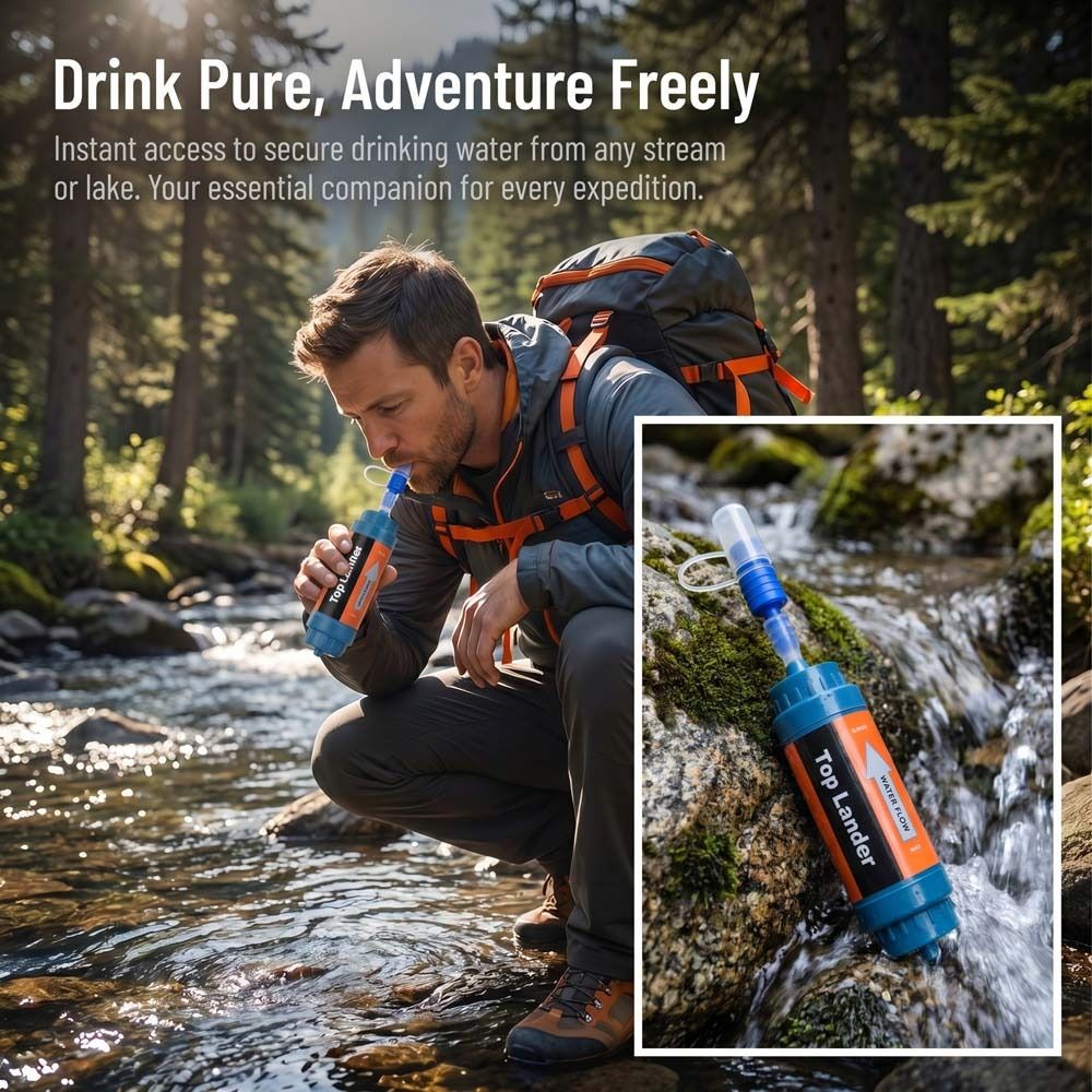 Mini Mini Waterfilter Rietje R - Water Purification Straw recensie en prijs