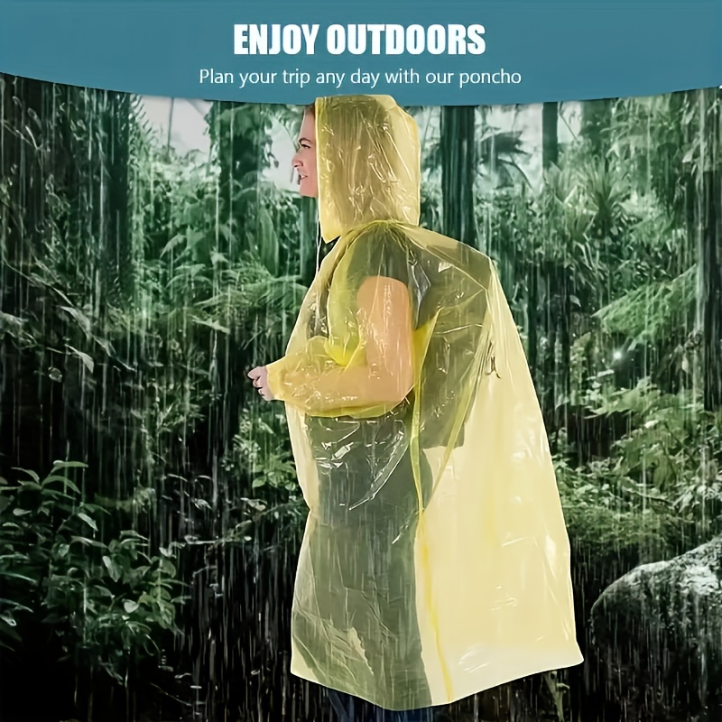 5/10 stuks wegwerp waterdichte - Emergency Poncho Rain recensie en prijs