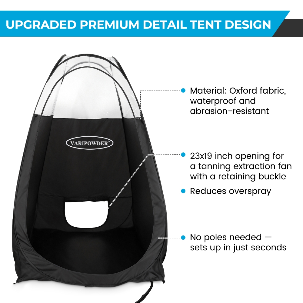 Zwarte Spray Tanning Tent, Dra - Emergency Mylar Tent recensie en prijs