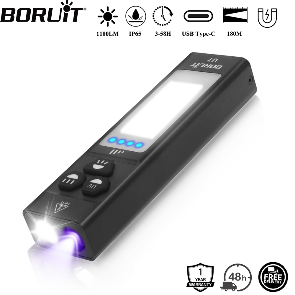 BORUiT U7 UV LED EDC Zaklamp 1 - Fishing Kit Compact recensie en prijs