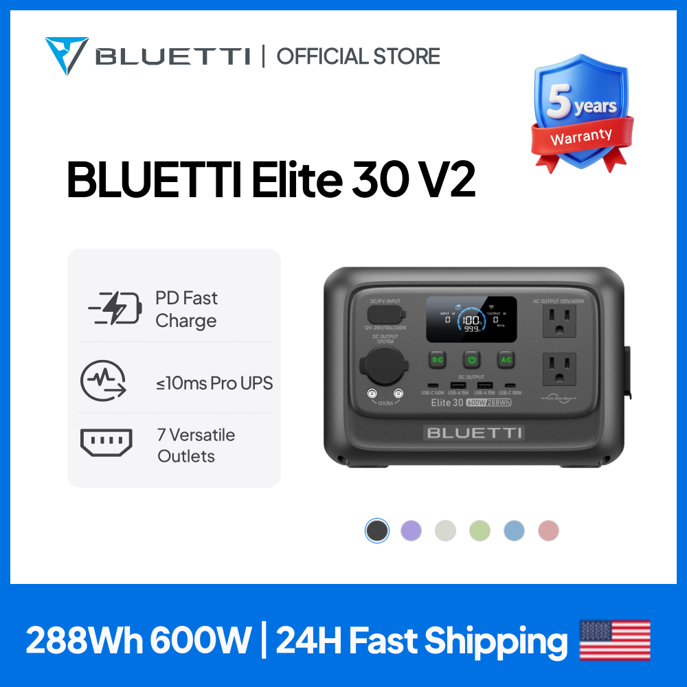 【Renew】BLUETTI Elite 30 V2 dra - Solar Emergency Charger recensie en prijs