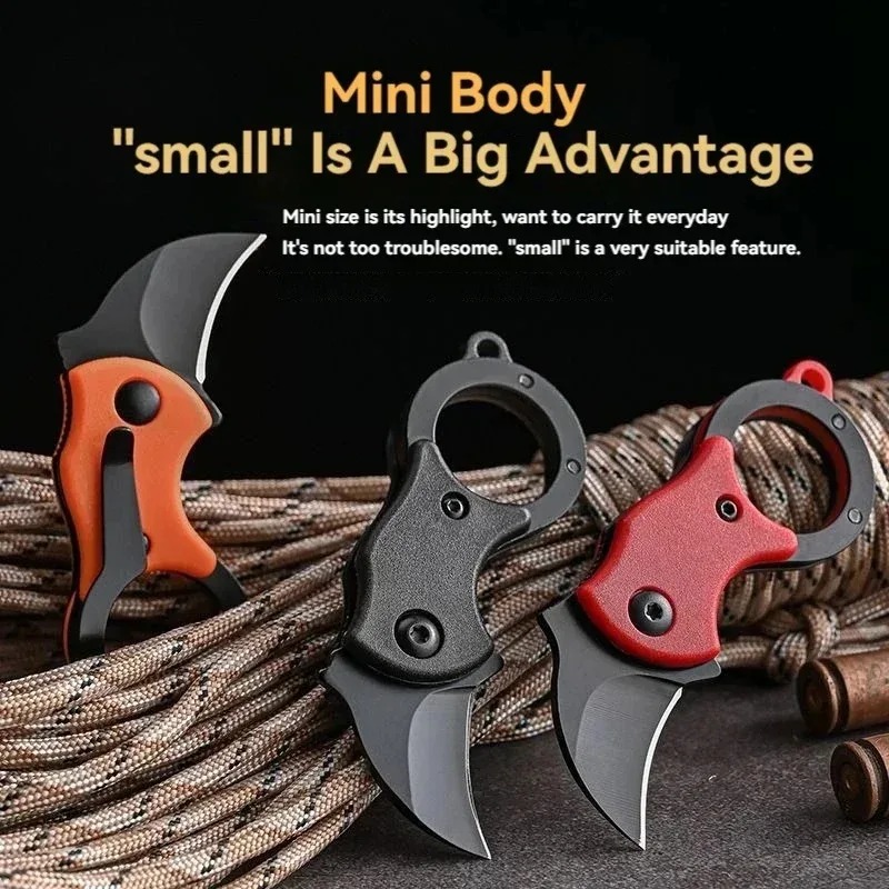 Mini sleutelhanger zakmes roes - Bushcraft Knife Fixed recensie en prijs