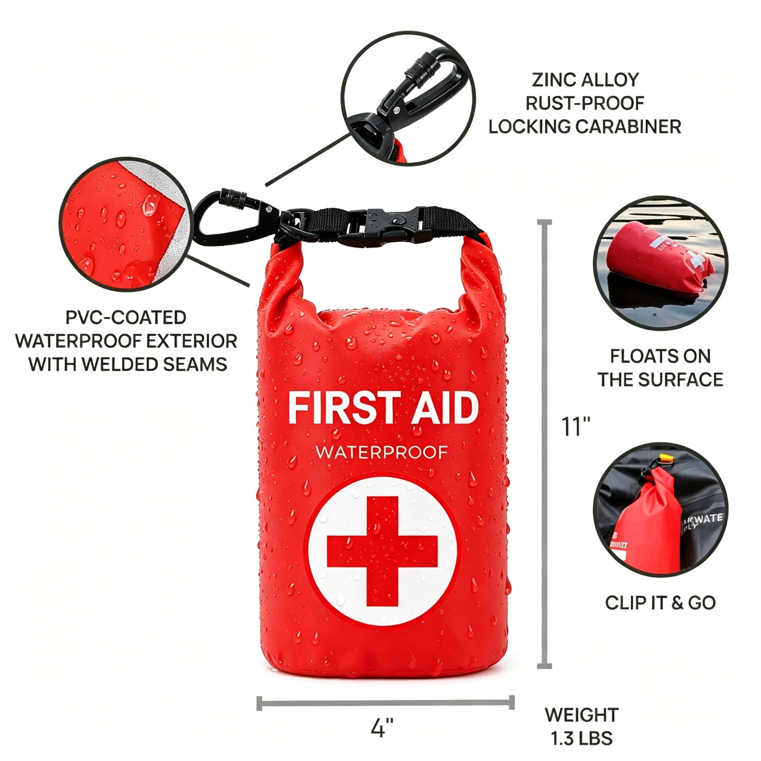 2L waterdichte EHBO-tas Roll T - Bivy Bag Emergency recensie en prijs
