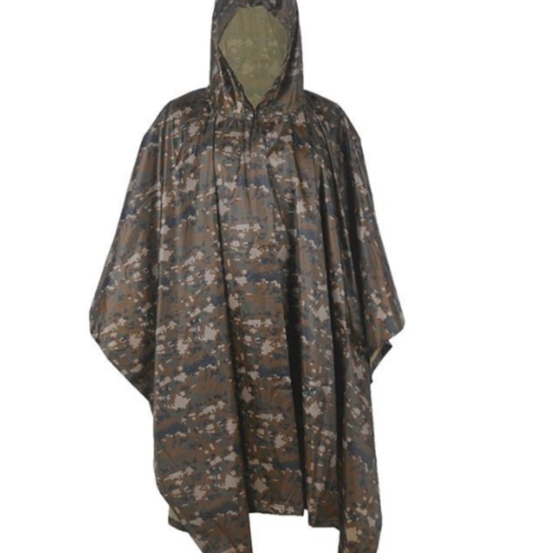 PVC/PU Camouflage Tactische re - Emergency Poncho Rain recensie en prijs