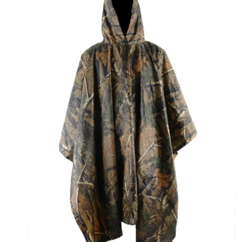 PVC/PU Camouflage Tactische re - Emergency Poncho Rain recensie en prijs