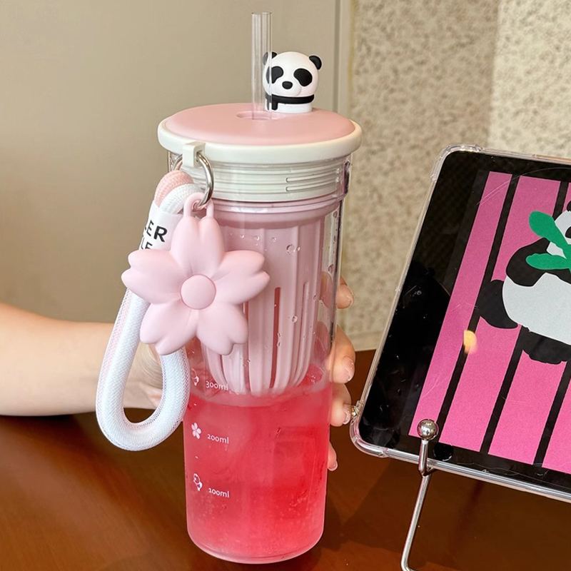 650ml Kawaii Waterfles Met Fil - Water Purification Straw recensie en prijs