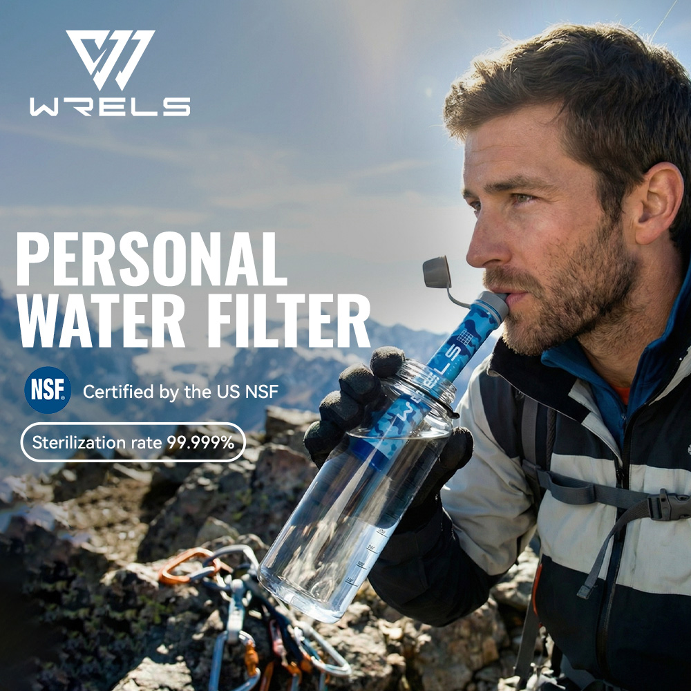 WRELS Outdoor draagbare waterf - Water Purification Straw recensie en prijs