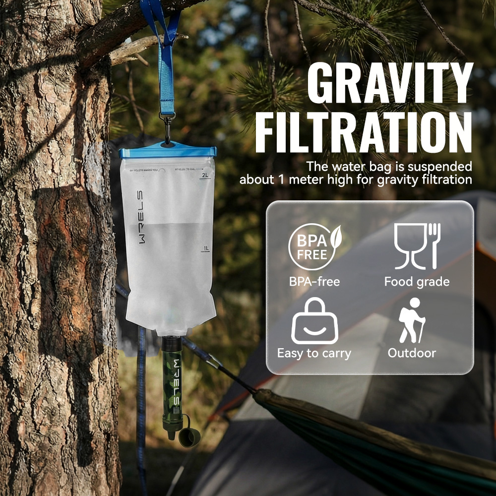 WRELS Camping Outdoor Waterzui - Water Purification Straw recensie en prijs